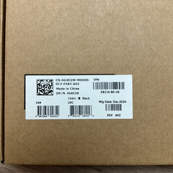 New Dell Wired Keyboard - Picture 4 of 4